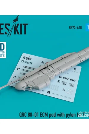Alleen Vandaag QRC 80-01 ECM pod with pylon for F-111 (3D Printed)