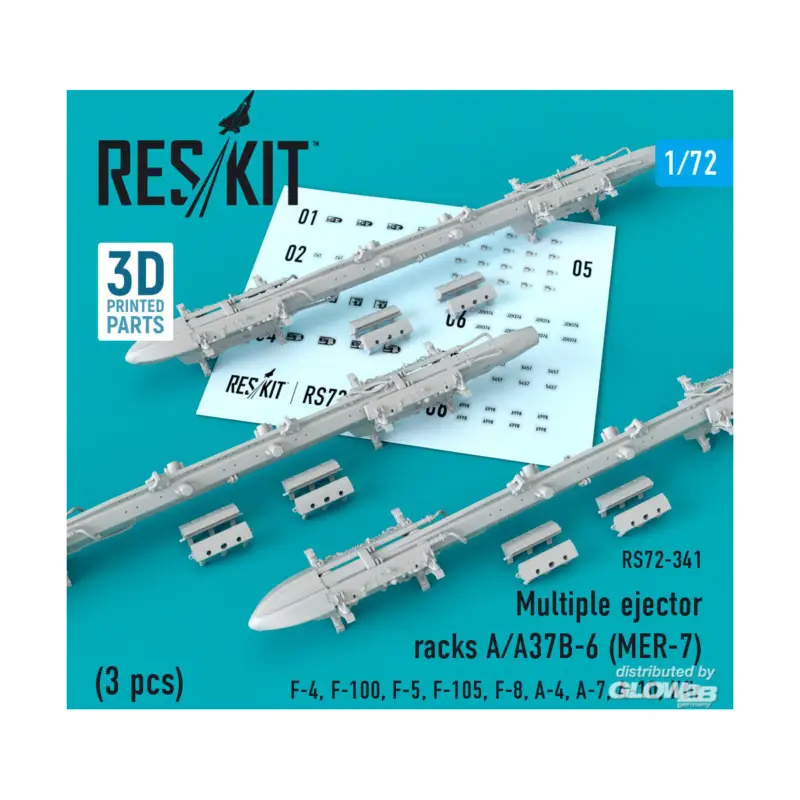 Multiple ejector racks A/A37B-6 (MER-7) (3 pcs) (F-4, F-100, F-5, F-105, F-8, A-4, A-7, A-10, Kfir) Voordeelprijs