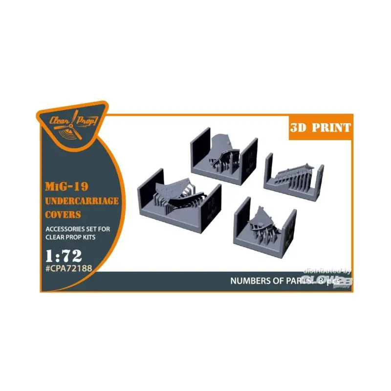 MiG-19 undercarriage covers for CP kits Rechtstreeks Van De Fabrikant