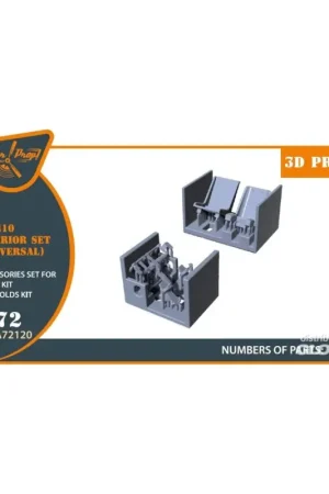 Lage Prijs Me-410 B-1/U2/U4/R4 interior for Airfix, Finemolds kits