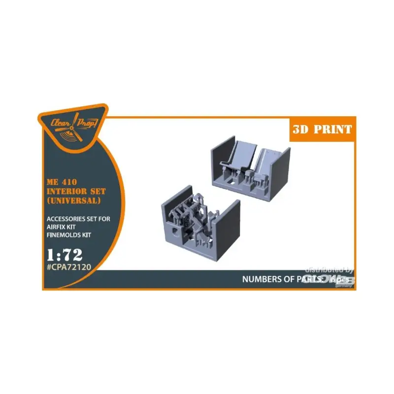 Lage Prijs Me-410 B-1/U2/U4/R4 interior for Airfix, Finemolds kits