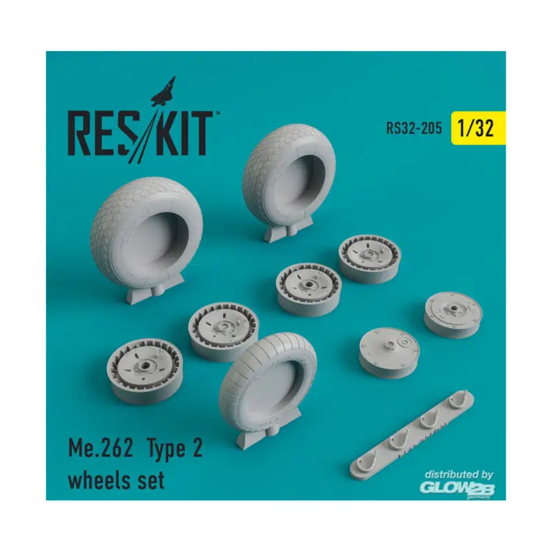 Premium Me-262 type 2 wheels set