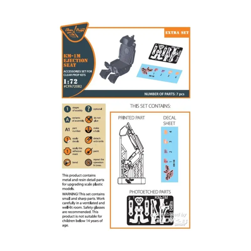 Veilige Betaling KM-1M Ejection seat for CP kits and others