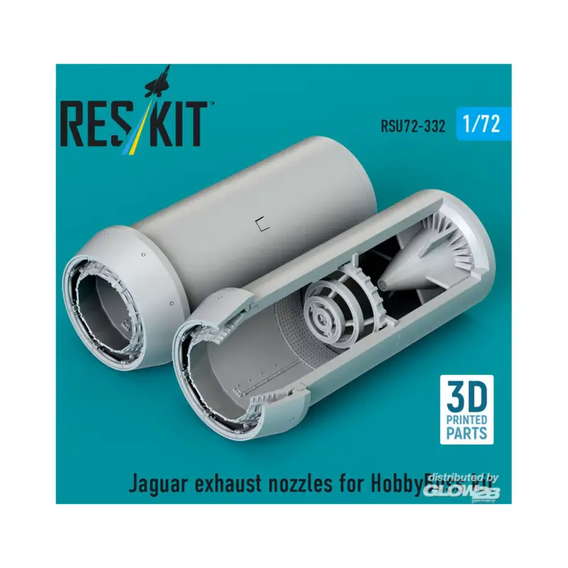 Jaguar exhaust nozzles for HobbyBoss kit (3D Printed) Fabrieksprijs
