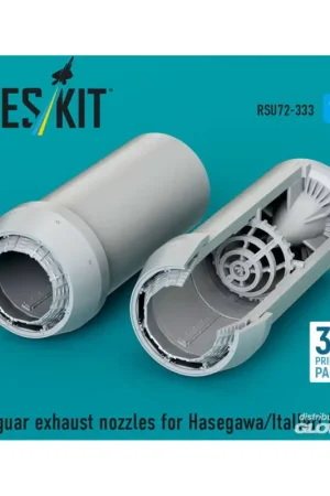 Koop Online Jaguar exhaust nozzles for Hasegawa/Italleri kits (3D Printed)