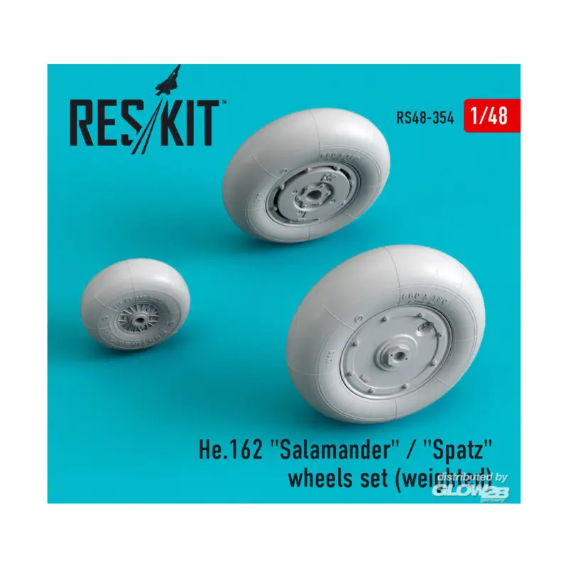 Actieprijs He.162 Salamander / Spatz wheels set (weighted)