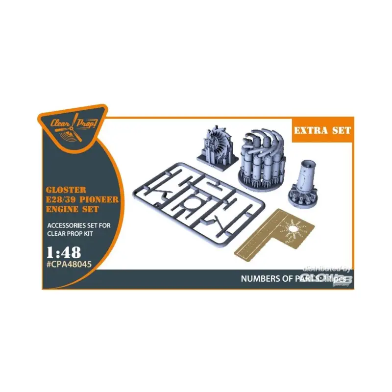 Gloster E28/39 Pioneer engine set for CP kits CP4823 Meest Verkocht