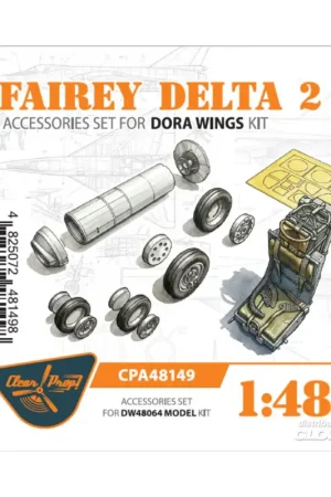 Fairey Delta 2 accessories set for Dora Wings Merkproduct