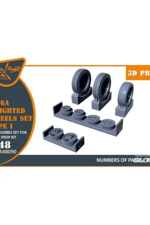 F-86A Wheels set (weighted) type 1 for CP kits Bestseller