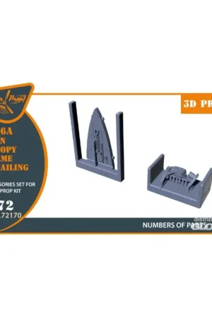 Laatste Kans F-86A Open canopy frame detailing set for CP kits