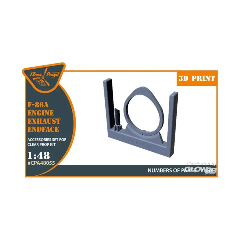 F-86A engine exhaust endface for CP kits Nieuw