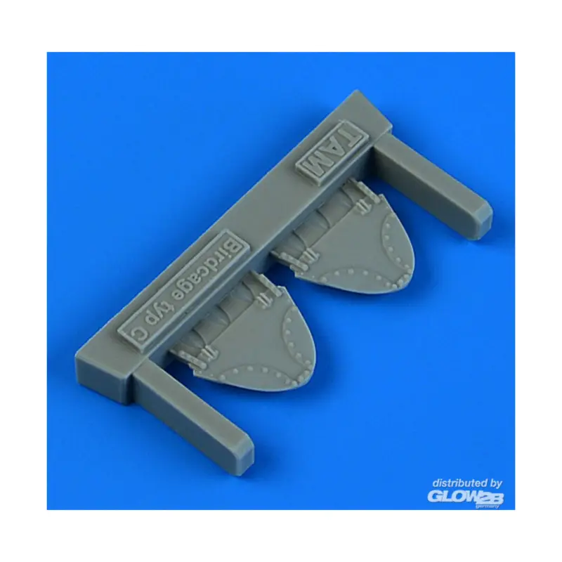 F4U-1 bird cage Corsair headrest type C for Tamiya Betrouwbaar