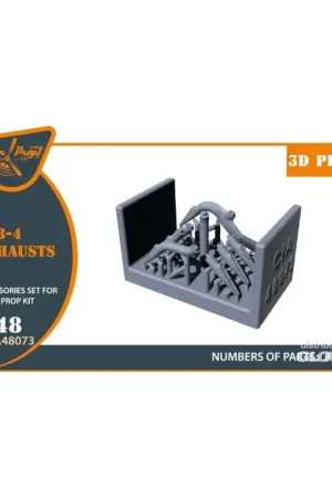 F4B-4 exhausts for CP kits Superprijs