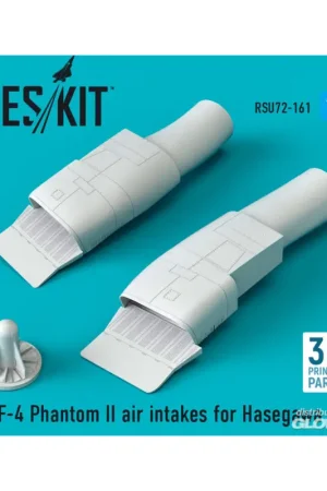 F-4 Phantom II air intakes for Hasegawa kit (3D Printed) Op = Op
