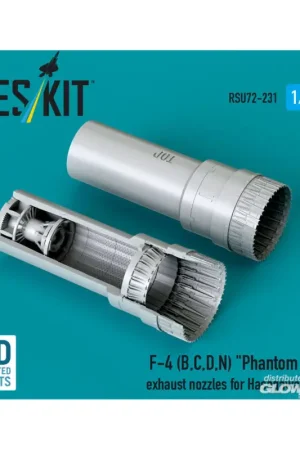 F-4 (B, C, D, N) Phantom II exhaust nozzles for Hasegawa kit (3D Printed) Populair