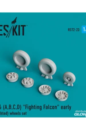 Alleen Vandaag F-16 (A,B,C,D) Fighting Falcon early (weighted) wheels set