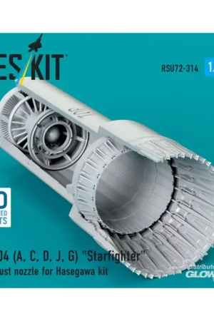 Seizoensaanbieding F-104 (A, C, D, J, G) Starfighter exhaust nozzle for Hasegawa kit (3D Printed)