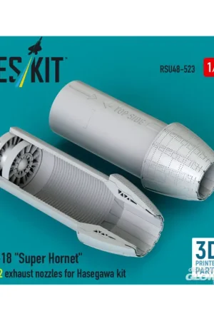 Speciale Aanbieding F/A-18 Super Hornet type 2 exhaust nozzles for Hasegawa kit (3D Printed)