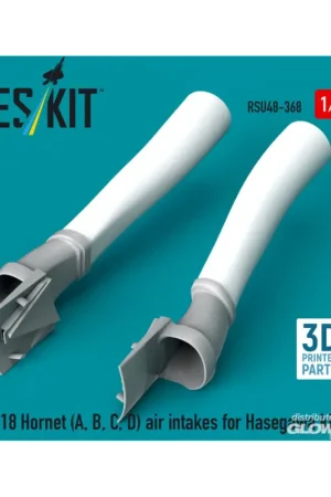 Seizoensaanbieding F/A-18 Hornet (A, B, C, D) air intakes for Hasegawa kit (3D Printed)