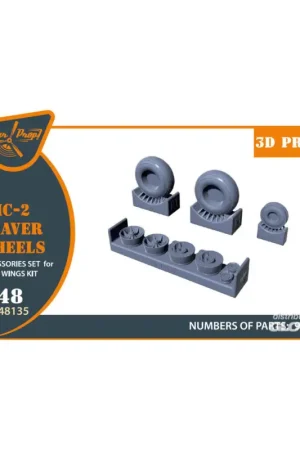 DHC-2 Beaver Wheels set for Dora Wings Op = Op