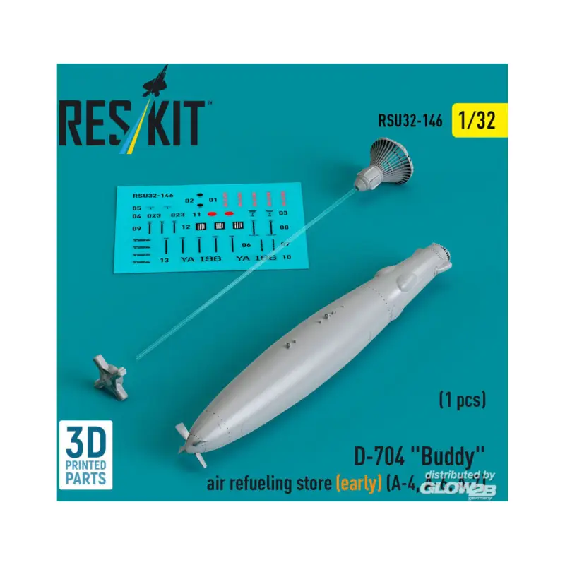Actieprijs D-704 Buddy air refueling store (early) (1 pcs) (A-4, A-6, A-7) (3D Printed)