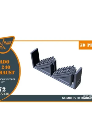 Nieuw Arado Ar-240 exhausts for REVELL kit