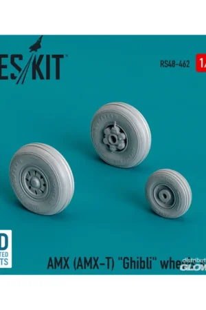 AMX (AMX-T) Ghibli wheels set (3D Printed) Betaalbaar