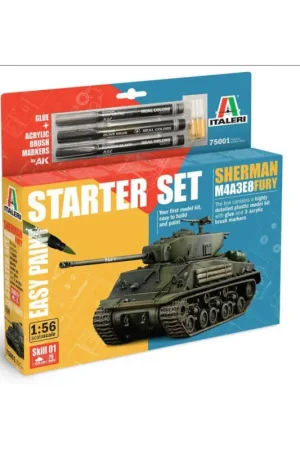 Alleen Vandaag M4A3E8 Sherman Fury Schaalmodel