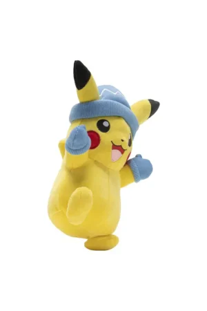 Pokemon Seasonal Plush 20cm Holiday Pikachu With Winter Hat And Mittens W3 Goedkoop