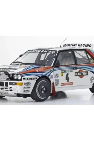 Koop Online Kyosho 1:18 Lancia Delta Integrale Evo Portugal 1992 Martini Nr.4
