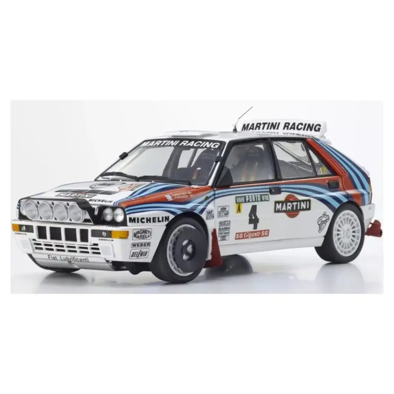 Koop Online Kyosho 1:18 Lancia Delta Integrale Evo Portugal 1992 Martini Nr.4