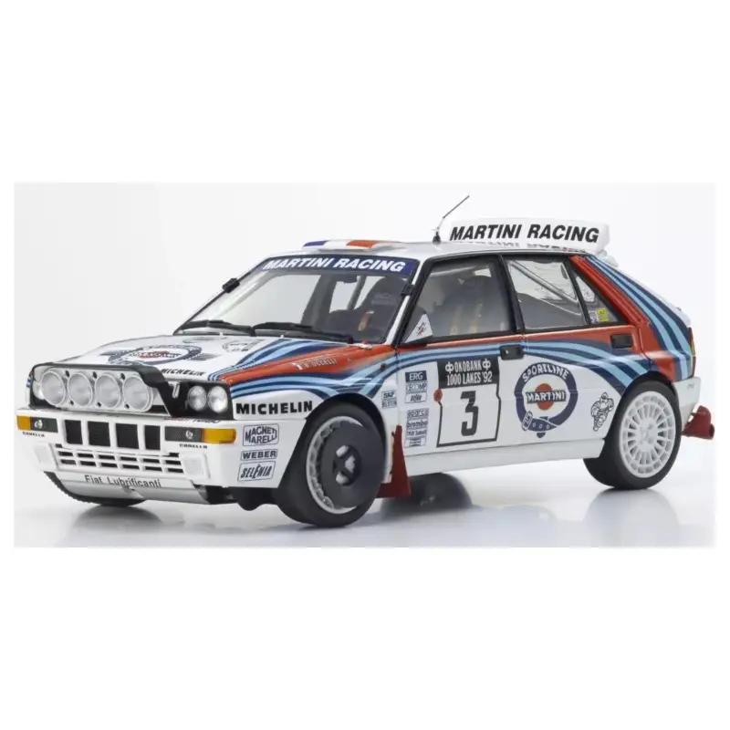 Kyosho 1:18 Lancia Delta Integrale Evo 1000 Lakes 1992 Martini Nr.3 Gereduceerde Prijs
