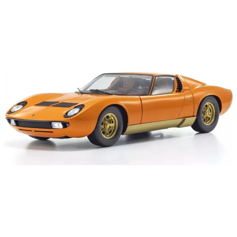 Kyosho 1:12 Lamborghini Miura P400 1968 Orange/Brown Interior Lage Kosten