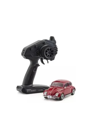 Gratis Retour Kyosho Mini-Z MR04 RWD Volkswagen Beetle 1300 1966 Ruby Red RC mini-auto