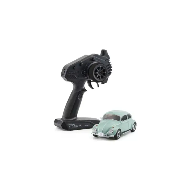 Kyosho Mini-Z MR04 RWD Volkswagen Beetle 1300 1966 Bahama Blue RC mini-auto Alleen Vandaag