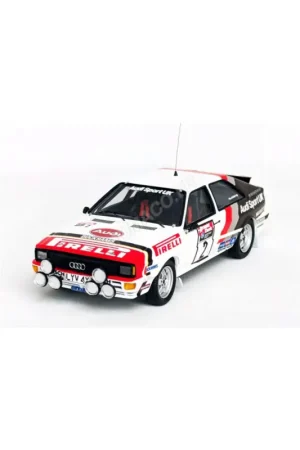 Superprijs Audi quattro 2 hannu mikkola/arne hertz rally of scotland 1982 1st Miniatuur