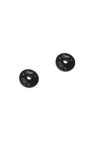 Big Bore shock absorber pistons (DC13/2.0-350) Kyosho RB7.5 / ZX7.5 Populair