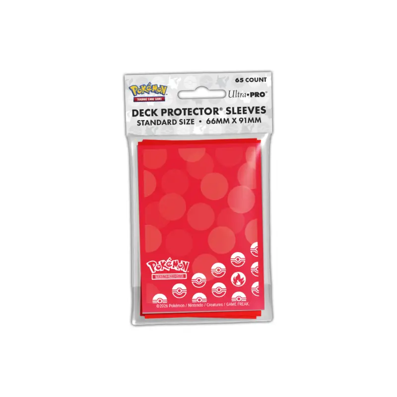 Pokemon Ultrapro Deck Protector Sleeves Energy 1 Fire Pack of 65pcs Gereduceerde Prijs