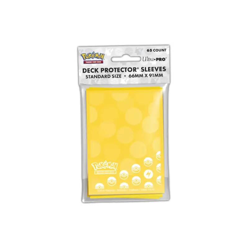 Flitsaanbieding Pokemon Ultrapro Deck Protector Sleeves Energy 1 Lightning Pack of 65pcs