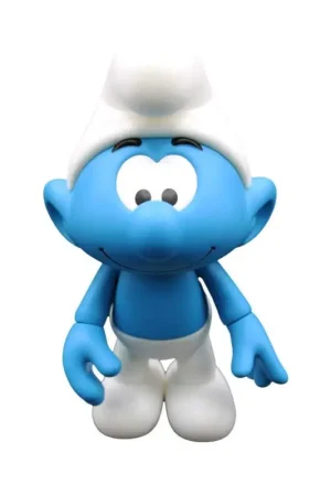 Beperkt Aanbod The Smurfs Vinyl Figure White and Blue Smurf - Flocked 19 cm Figuurtje