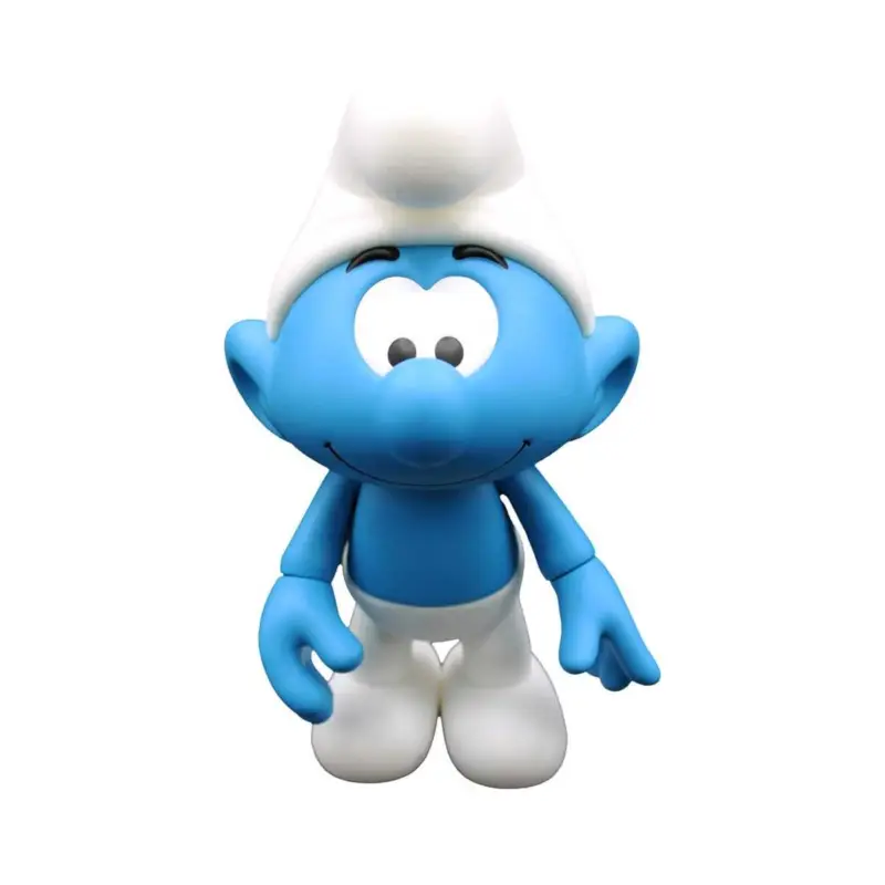 Beperkt Aanbod The Smurfs Vinyl Figure White and Blue Smurf - Flocked 19 cm Figuurtje