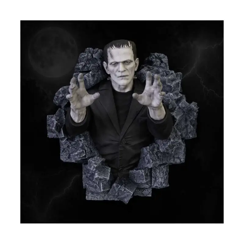 Frankenstein Wall Sculpture Classic Horror Edition Lifesize 94 cm Figuurtje Direct Beschikbaar