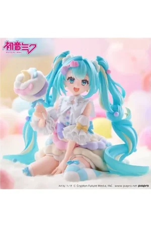 Actieprijs Hatsune Miku Melffy Figure Miku Cotton Candy Version Figuurtje