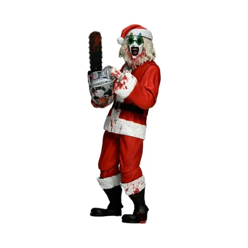 Aanbieding Terrifier 3 Ultimate Santa Suit Art the Clown Figure (Bloody Version) 18 cm Figuurtje