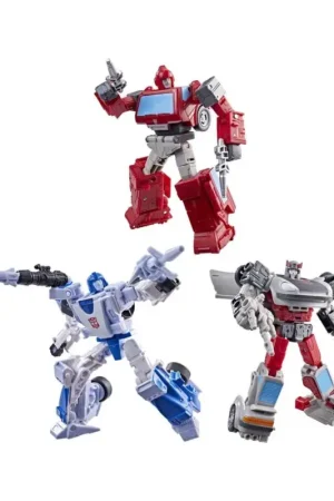 Transformers Age of the Primes pack 3 Autobot Figures Mirage & Bluestreak & Ironhide Bestel Nu
