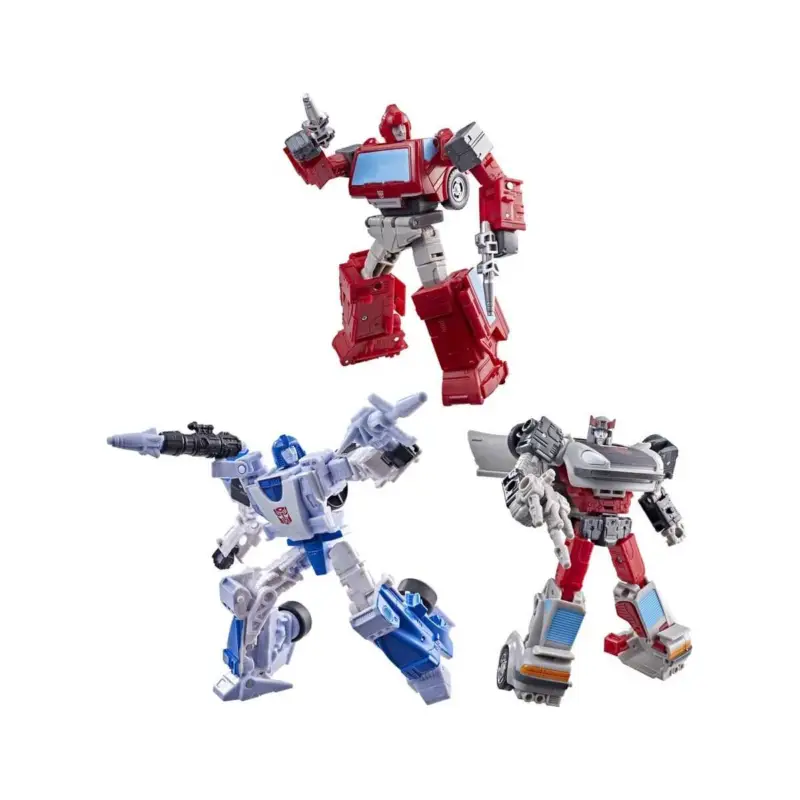 Transformers Age of the Primes pack 3 Autobot Figures Mirage & Bluestreak & Ironhide Bestel Nu