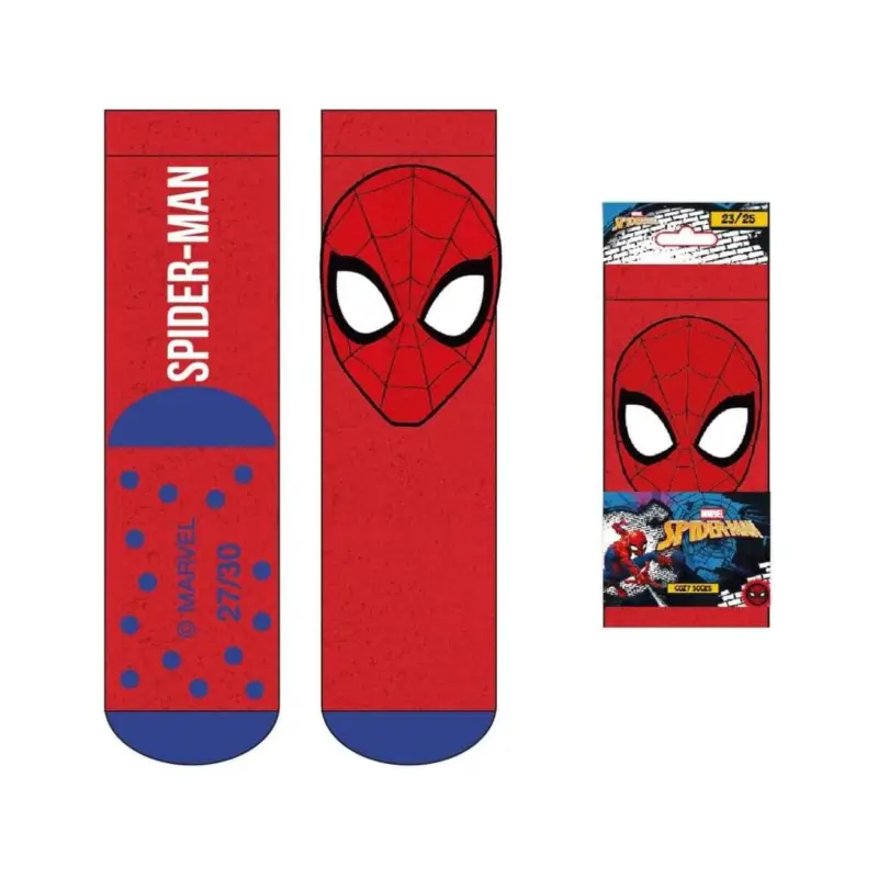 Marvel Cozy Non-Slip Spider-Man Socks 27-34 Hete Deal