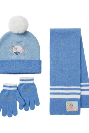 Frozen Hat, Scarf & Gloves Set of 3 Flitsaanbieding