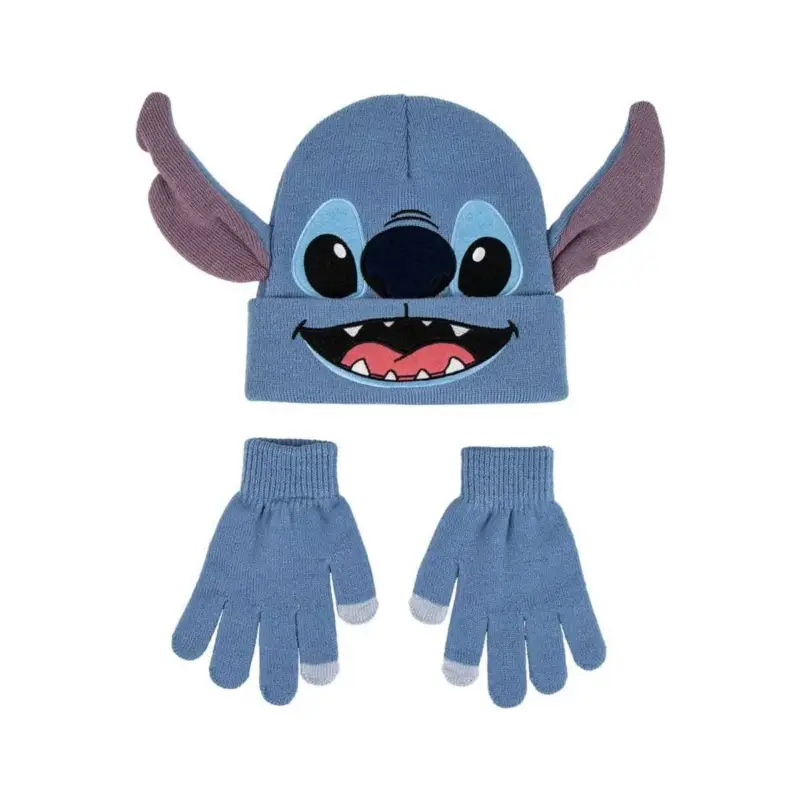 Lilo & Stitch Stitch Hat & Mittens Set (2 pieces) Aanbieding