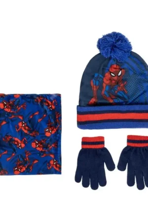 Meest Verkocht Marvel 3-piece set: beanie, scarf/snood & Spider-Man gloves